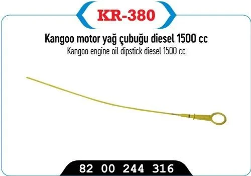 MOTOR YAĞ ÇUBUĞU CLIO KANGOO LOGAN 1.5 DCI K9K ürün görseli 1