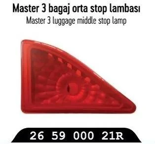BAGAJ ORTA STOP LAMBASI RENAULT MASTER III ürün görseli 1