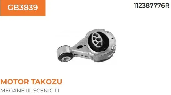 MOTOR TAKOZU MEGANE III-SCENIC III 1,6 DCI 1123 ürün görseli 1