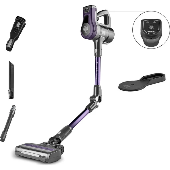 Karaca Vantuz Power Up Max Dikey Süpürge Grape Purple ürün görseli 1