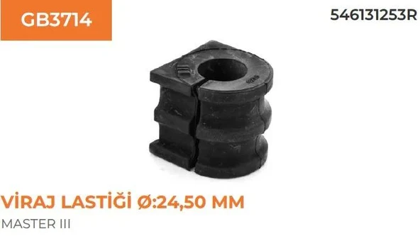 VIRAJ DEMIR LASTİĞİ ORTA MASTER III 2.2 DCI 09> ürün görseli 1