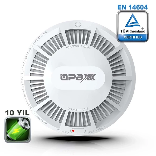 Opax HY-SSA01 Photoelectric Kombine Kablosuz Duman & ISI Dedektörü ve Alarmı ürün görseli 1