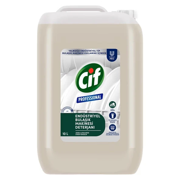 U-Pro Cif Bulaşık Makine Deterjanı 10 LT Endüstriyel Bulaşık Makinesi Temizlik Deterjanı ürün görseli 1