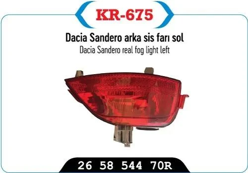 ARKA SİS FARI SOL DACİA SANDERO ürün görseli 1