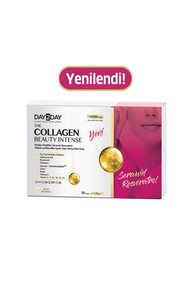 Day2Day The Collagen Beauty Intense Çilek Aromalı 30 Saşe ürün görseli 1