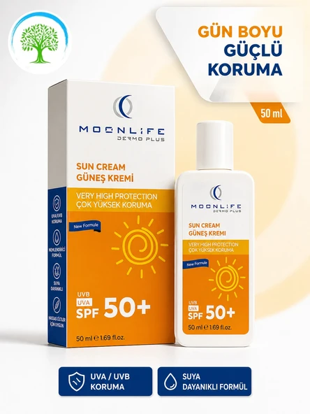 ÇareBurada Dermo Plus SPF 50+ Güneş Kremi 50 ml - UVA/UVB Koruma, Suya Dayanıklı Formül ürün görseli 1
