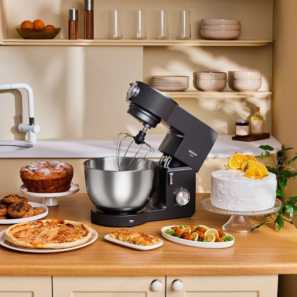 Karaca Multichef Ultra 2000W 8 Litre Stand Mikser Anthracite (Kıyma Çekme/sucuk-Sosis/içli Köfte Aparatlı) ürün görseli 1