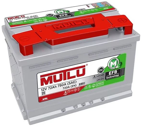 Mutlu EFB Start-Stop 12 V 72 Ah 720 A EN Akü ürün görseli 1