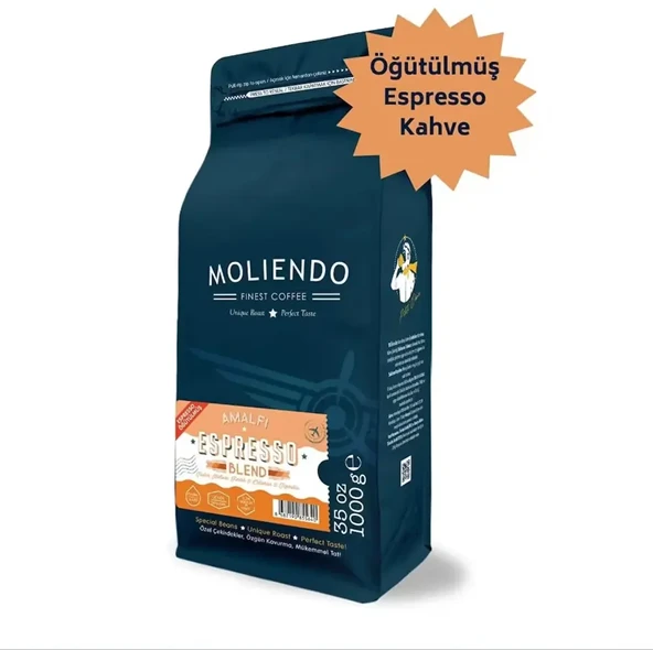 Moliendo Amalfi Espresso Blend Kahve (Espresso Öğütülmüş Kahve) 1000 g ürün görseli 1