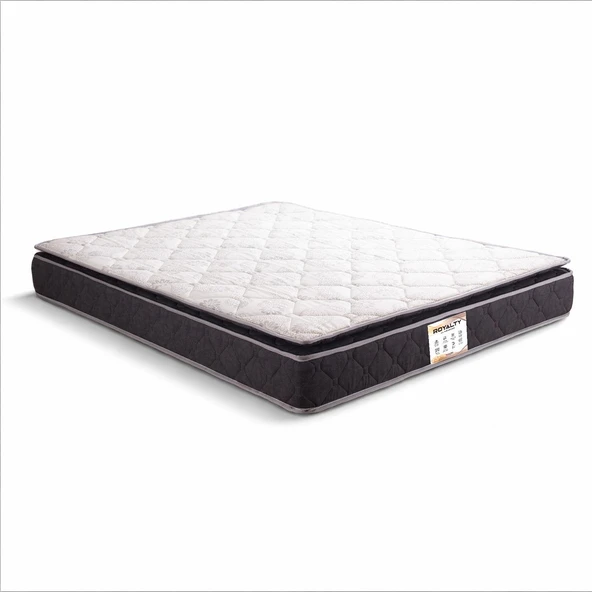 Homedius Royalty Lüks Pedli Bonel Yaylı Yatak 160x200  Beyaz 160x200 ürün görseli 1