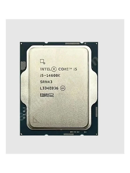 Intel Core İ5 14600K Tray 2,6 Ghz 24 Mb Cache 1700 Pin İşlemci Kutusuz Fansız İşlemci ürün görseli 1