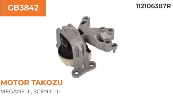 MOTOR TAKOZU MEGANE III-SCENIC III 1,2 112106387R ürün görseli 1