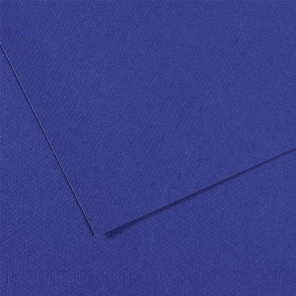 Canson Dokulu Fon Kartonu Mavi Mi-Teintes 50X65Cm 160 Gram Blu 595 (10 Lu Paket) ürün görseli 1