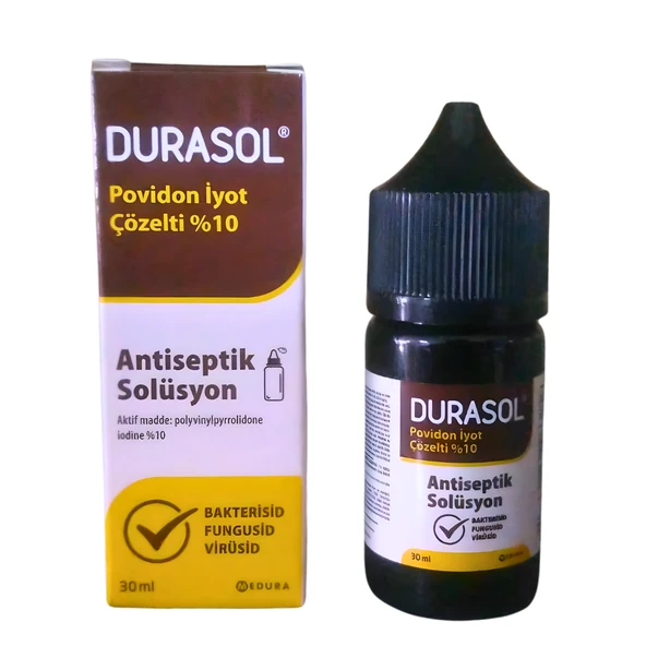Durasol Antiseptik Solüsyon Povidon İyot Çözelti 30ml ürün görseli 1