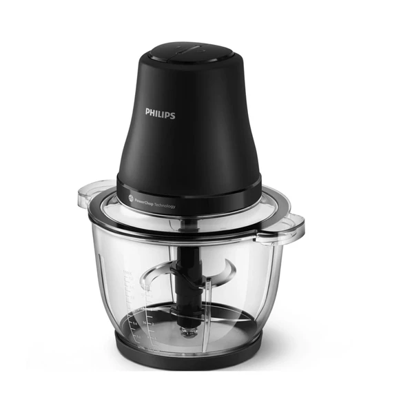 Philips HR1502/00 2 L 450 W Elektrikli Gıda Doğrayıcı Gri - Siyah ürün görseli 1