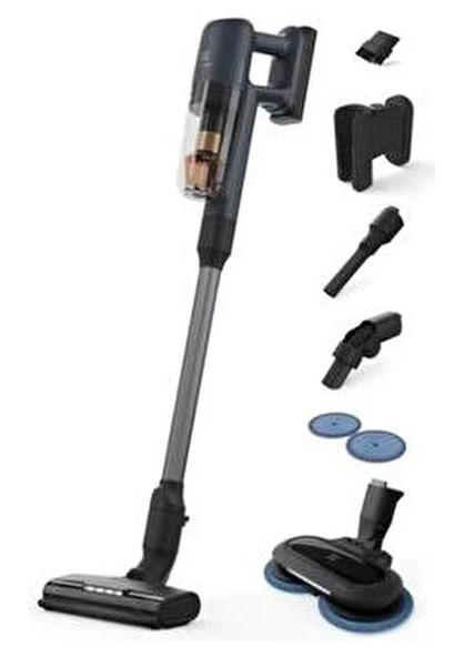 Electrolux EP71B14WET Şarjlı Dikey Moplu Süpürge (MOP BAŞLIK TEMİZLEME İSTASYONU HEDİYE) ürün görseli 1