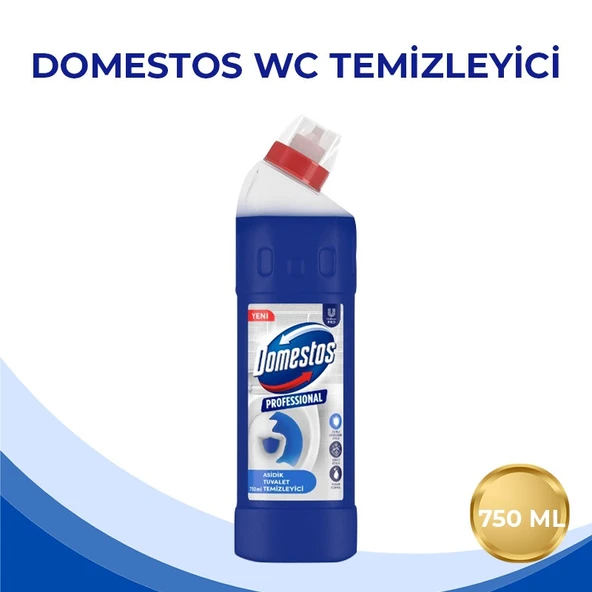 U-Pro Domestos Tuvalet Temizleyici 750 ML Yoğun Kıvamlı Kireç ve Kir Karşıtı Hijyenik Temizlik ürün görseli 1