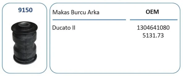MAKAS BURCU ARKA LANCIA DUCATO BOXER JUMPER ürün görseli 1