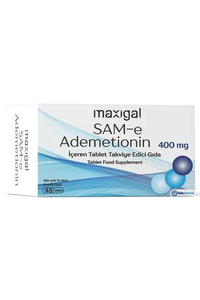 Maxigal Sam-e (ademetionin) 400 Mg 48 Tablet ürün görseli 1