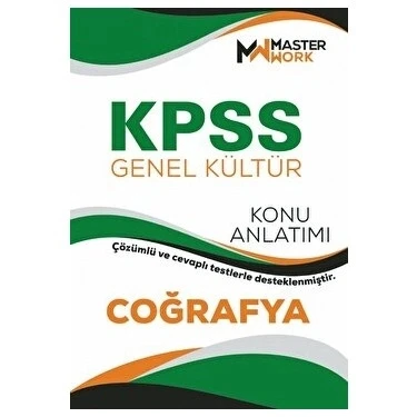 Kpss Gk Coğrafya Konu Anlatım Masterwork ürün görseli 1