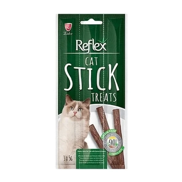 Reflex Kaz ve Av Hayvanlı Stick Kedi Ödül Maması 3 Adet 5 Gr ürün görseli 1