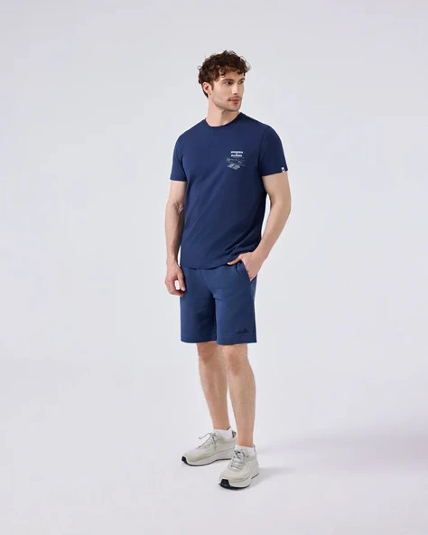 Ellesse Erkek Şort Lacivert 6SM4010-NV - Resim 4