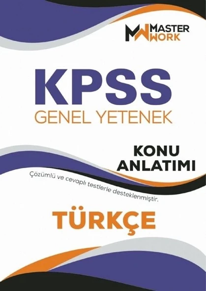 Kpss Gy Türkçe Konu Anlatım Masterwork ürün görseli 1