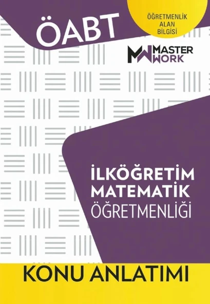 Öabt İlköğretim Matematik Öğretmenliği Konu Anlatım Masterwork ürün görseli 1