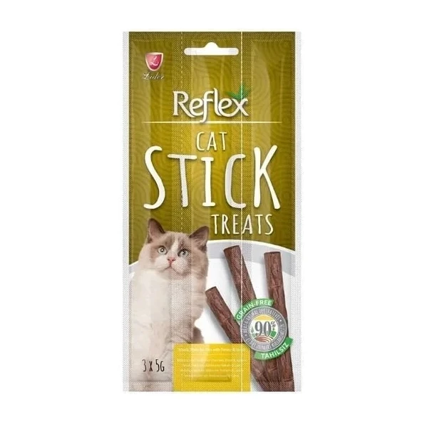 Reflex Hindi ve Kuzulu Stick Kedi Ödül Maması 3 Adet 5 Gr ürün görseli 1