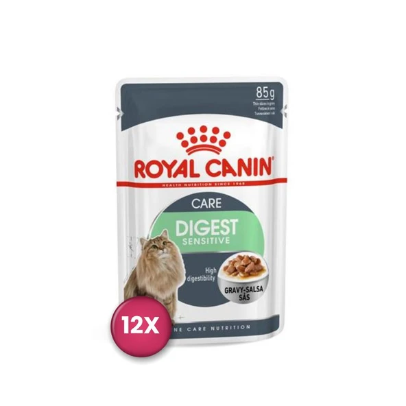 Royal Canin Digest Sensitive Pouch Hassas Kediler İçin Kedi Konservesi 85 gr X 12 Adet ürün görseli 1