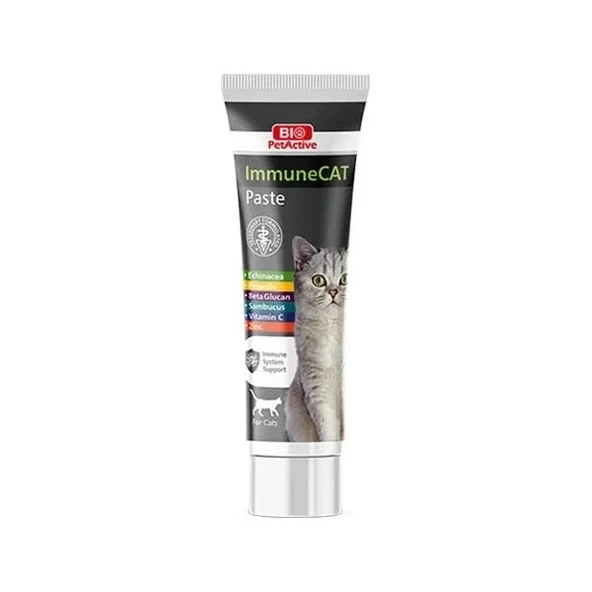 Bio PetActive İmmune Cat Bağışıklık Destekleyici Kedi Vitamin Macunu 100 Ml ürün görseli 1