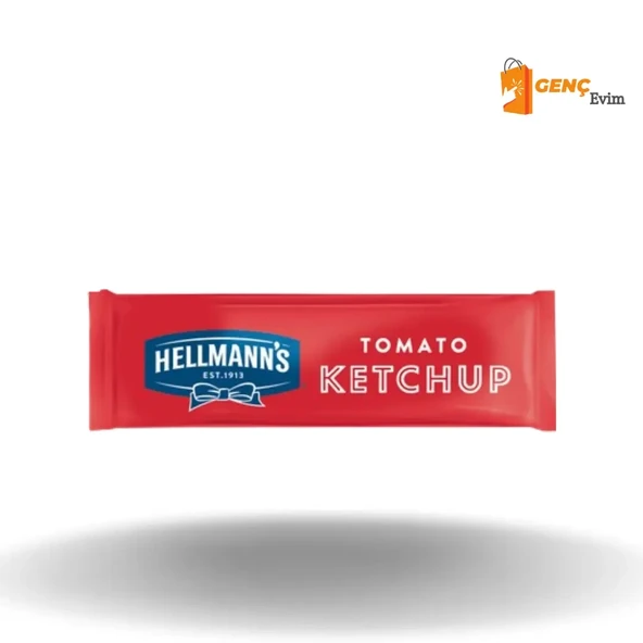 Hellmann’s FS PP Ketçap 9 GR x 616 Adet Tek Kullanımlık Porsiyon Ketçap Paket ürün görseli 1
