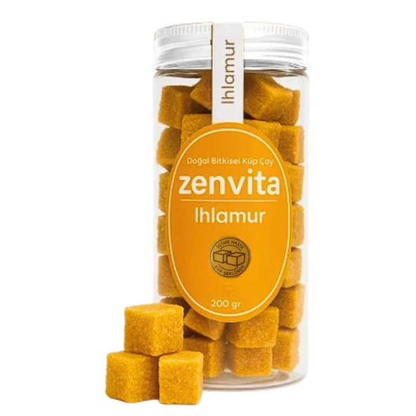 Zenvita Doğal Bitkisel Küp Çay Ihlamur 200gr ürün görseli 1
