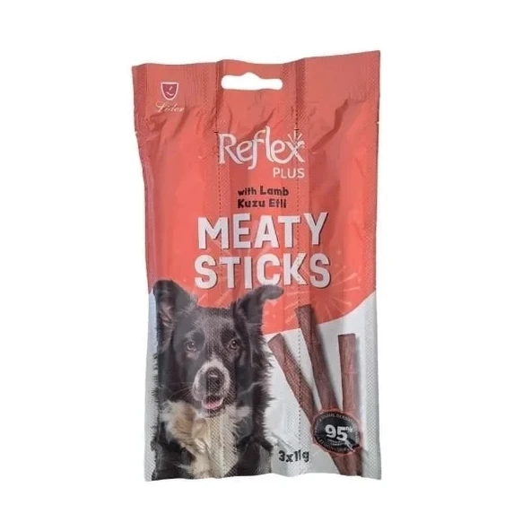 Reflex Plus Kuzu Etli Çubuk Yetişkin Köpek Ödül Maması 11 Gr 3 Adet ürün görseli 1