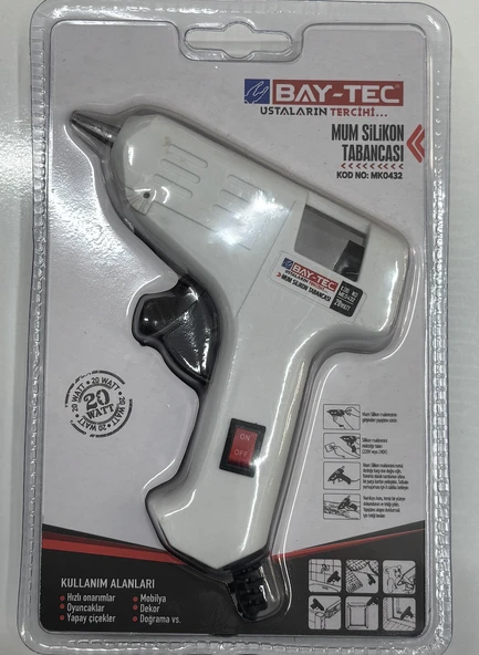 20 W SICAK MUM SİLİKON TABANCASI ürün görseli 1