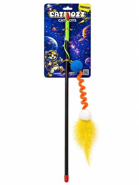 Catmozz Premium Yaylı Şönil Olta 45 Cm ürün görseli 1