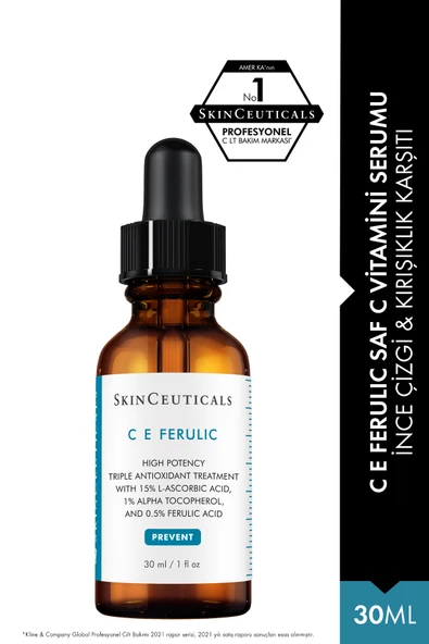 Skinceuticals C E Ferulic İnce Çizgi & Kırışıklı Karşıtı Saf C Vitamini Serumu 30ml ürün görseli 1