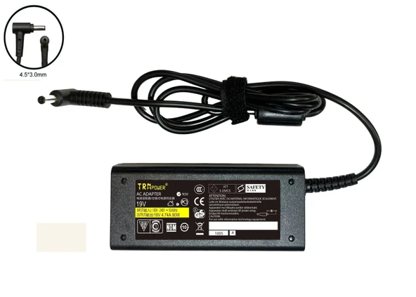 Asus 90W 19V 4.74A 4.5x3.0mm Notebook Adaptör Şarj Aleti ürün görseli 1
