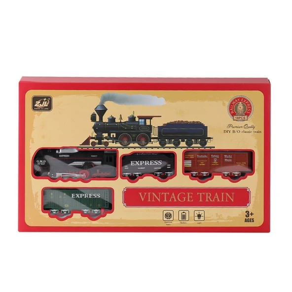 5299-69 Işıklı Tren 18 Parça ürün görseli 1