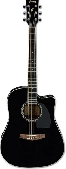 Ibanez PF15ECE-BK Elektro Akustik Gitar ürün görseli 1