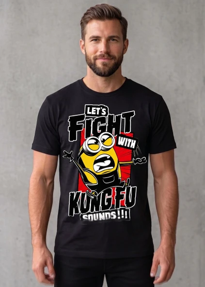 Minions ütü ile uygulanabilen DTF tekstil baskı ürün görseli 1