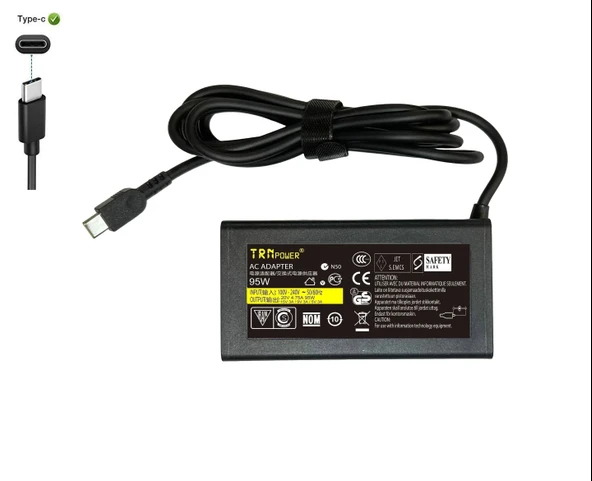 Lenovo 20V 4.75A 95W Type-C Notebook Adaptör Şarj Aleti ürün görseli 1