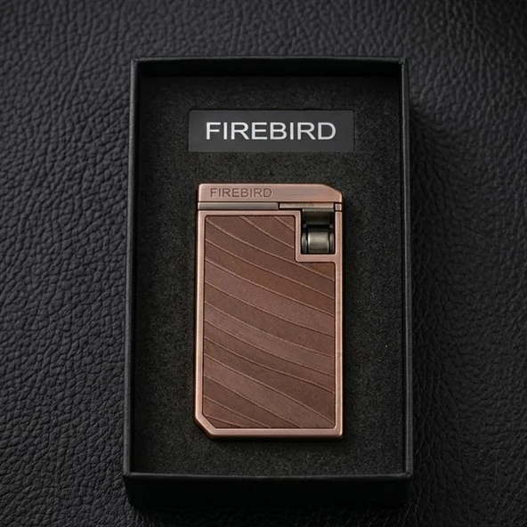 Firebird Çift Torch Pürmüz Bakır Puro Çakmağı - Resim 3