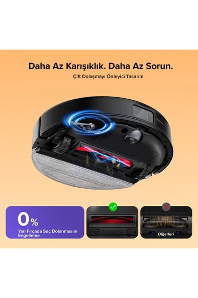 Roborock S8 Pro Akıllı Robot Süpürge Siyah - Resim 9