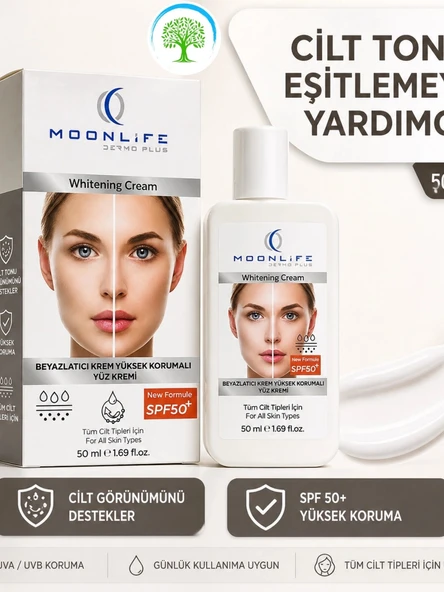 ÇareBurada Dermo Plus Cilt Tonu Eşitleyici Yüz Kremi 50 ml | SPF 50+ Koruma ürün görseli 1