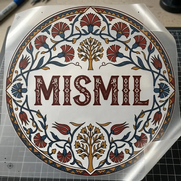 Mismil ütü ile uygulanabilen DTF tekstil baskı - Resim 3