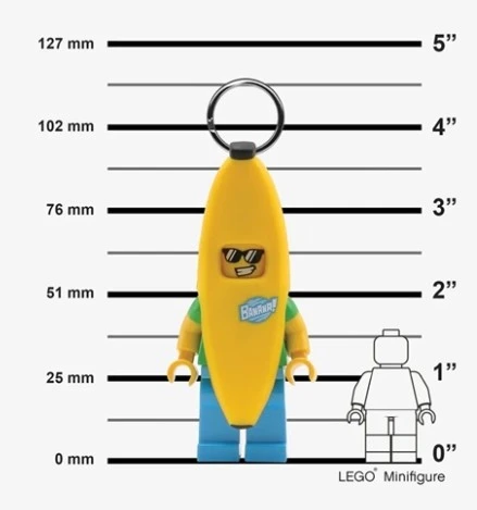 Lego Led Anahtarlık Banana Guy - Resim 6