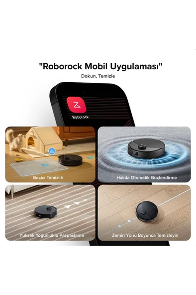 Roborock S8 Pro Akıllı Robot Süpürge Siyah - Resim 6
