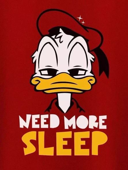 Donald Duck ütü ile uygulanabilen DTF tekstil baskı - Resim 2