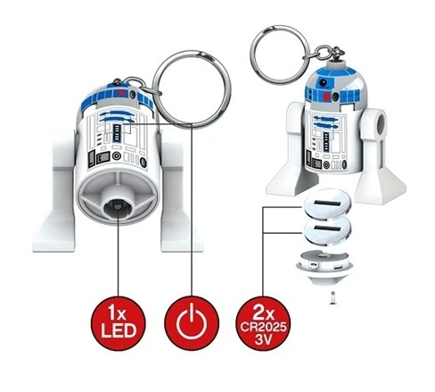 Lego Led Anahtarlık Star Wars R2-D2 - Resim 3